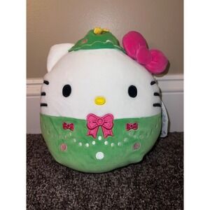 Squishmallows Sanrio Hello Kitty Christmas Tree W Tags 8" Kawaii Holiday Season